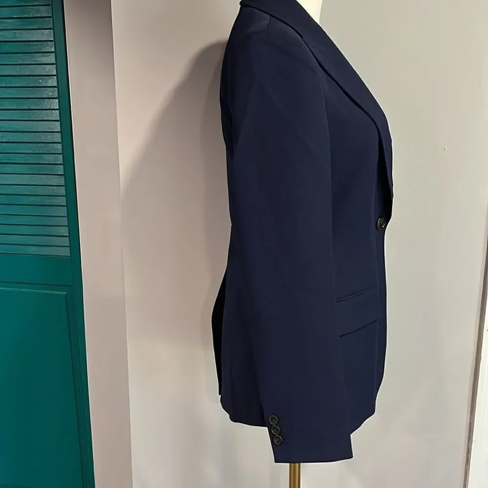 A.L.C. NWT Edie Jacket In French Navy - size 0 ($595) - Picture 9 of 14